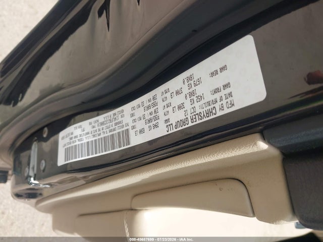 45687699 :رقم المزاد ، 1C4RJFBG1DC580610 vin ، 2013 Jeep Grand Cherokee Limited مزاد بيع