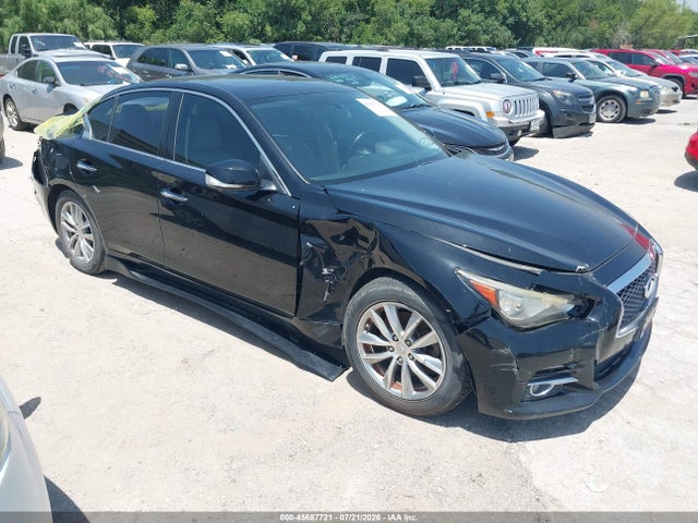 2014 Infiniti Q50 Premium მანქანა იყიდება აუქციონზე, vin: JN1BV7AP0EM683691, აუქციონის ნომერი: 45687721