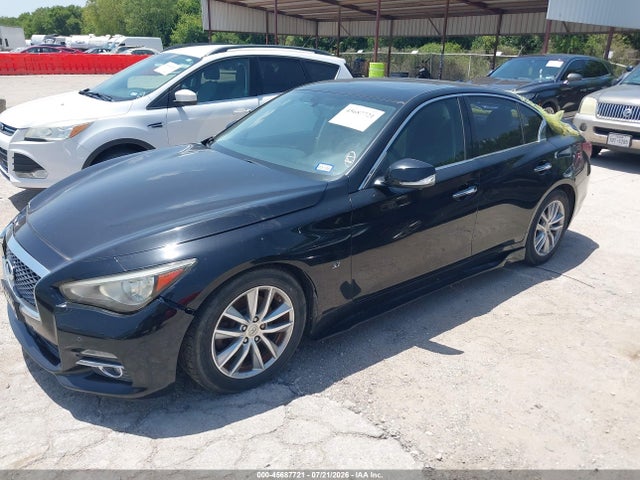 2014 Infiniti Q50 Premium მანქანა იყიდება აუქციონზე, vin: JN1BV7AP0EM683691, აუქციონის ნომერი: 45687721