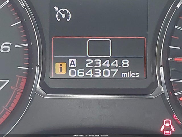 45687722 :رقم المزاد ، JF1VA1C60L9822232 vin ، 2020 Subaru Wrx Premium مزاد بيع