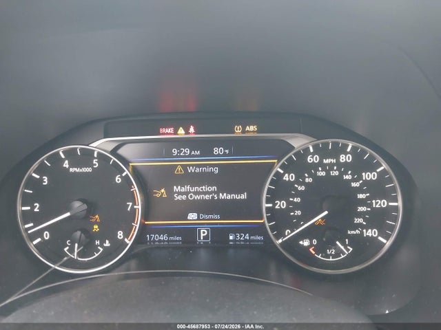 Продажа на аукционе авто 2025 Nissan Altima Sv Fwd, vin: 1N4BL4DV4SN387824, номер лота: 45687953