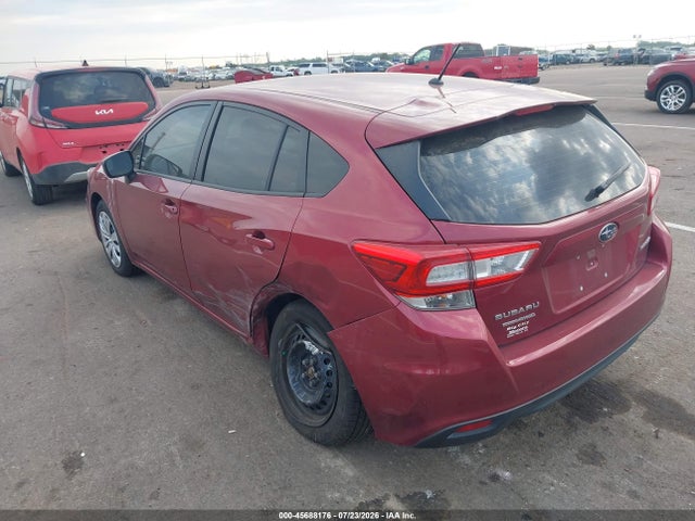 Aukcja sprzedaży 2019 Subaru Impreza 2.0i, vin: 4S3GTAA69K3700986, numer aukcji: 45688176