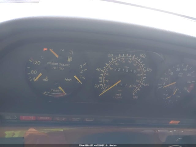 Aukcja sprzedaży 1991 Mercedes-benz 300 Se, vin: WDBCA24D5MA574319, numer aukcji: 45688227