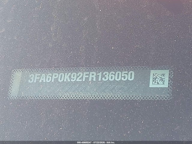 3FA6P0K92FR136050 Ford Fusion Titanium