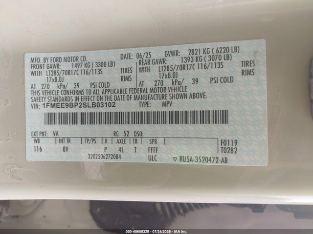Ford Bronco Badlands 2025 1FMEE9BP2SLB03102 Image 9