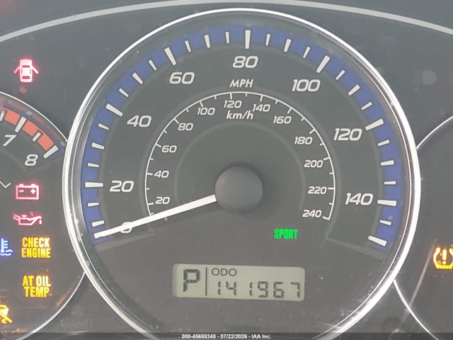 2010 Subaru Forester 2.5x მანქანა იყიდება აუქციონზე, vin: JF2SH6AC9AH703176, აუქციონის ნომერი: 45688348