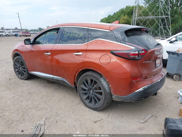 Продаж на аукціоні авто 2020 Nissan Murano Platinum Intelligent Awd, vin: 5N1AZ2DS7LN112492, номер лоту: 45688427