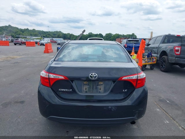 2016 Toyota Corolla Le მანქანა იყიდება აუქციონზე, vin: 5YFBURHE0GP391474, აუქციონის ნომერი: 45688648