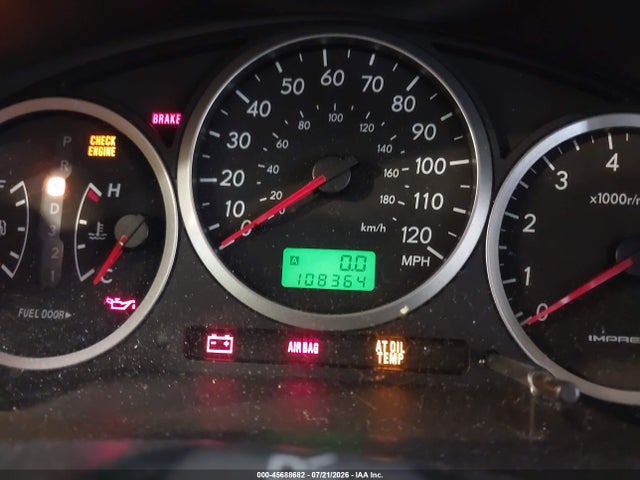 Aukcja sprzedaży 2004 Subaru Impreza 2.5rs, vin: JF1GD67514H508644, numer aukcji: 45688682
