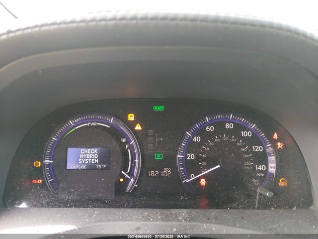 45688690 :رقم المزاد ، JTHBB1BA4A2027317 vin ، 2010 Lexus Hs 250h مزاد بيع