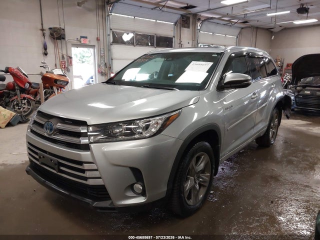 45688697 :رقم المزاد ، 5TDDGRFH7HS028269 vin ، 2017 Toyota Highlander Hybrid Limited Platinum مزاد بيع