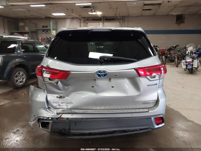 45688697 :رقم المزاد ، 5TDDGRFH7HS028269 vin ، 2017 Toyota Highlander Hybrid Limited Platinum مزاد بيع