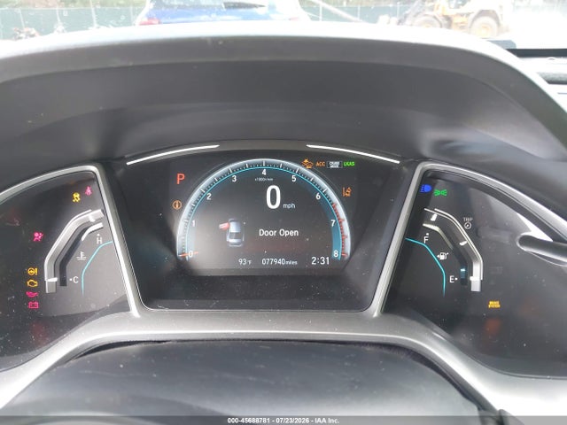 45688781 :رقم المزاد ، 19XFC1F39ME006885 vin ، 2021 Honda Civic Ex مزاد بيع