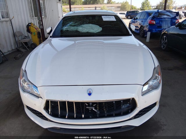 2017 Maserati Quattroporte S Q4 მანქანა იყიდება აუქციონზე, vin: ZAM56RRA6H1232396, აუქციონის ნომერი: 45688874