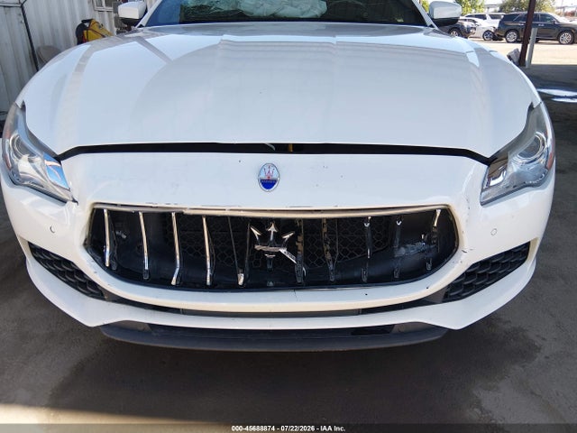 2017 Maserati Quattroporte S Q4 მანქანა იყიდება აუქციონზე, vin: ZAM56RRA6H1232396, აუქციონის ნომერი: 45688874
