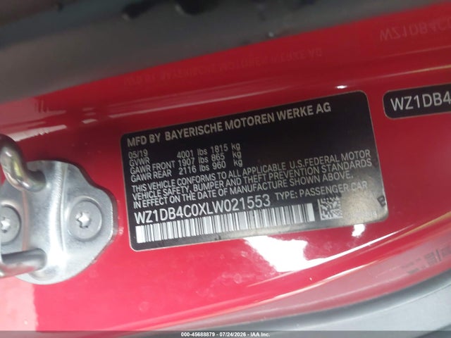 Toyota Gr Supra Launch Edition 2020 WZ1DB4C0XLW021553 Image 9