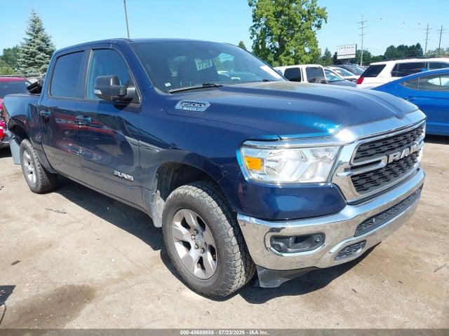 45688888 :رقم المزاد ، 1C6RRFFG4NN249780 vin ، 2022 Ram 1500 Big Horn  4x4 5'7 Box مزاد بيع