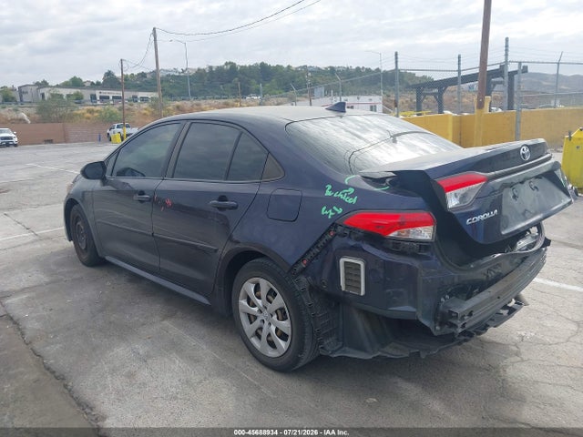 45688934 :رقم المزاد ، JTDEPRAE5LJ000848 vin ، 2020 Toyota Corolla Le مزاد بيع
