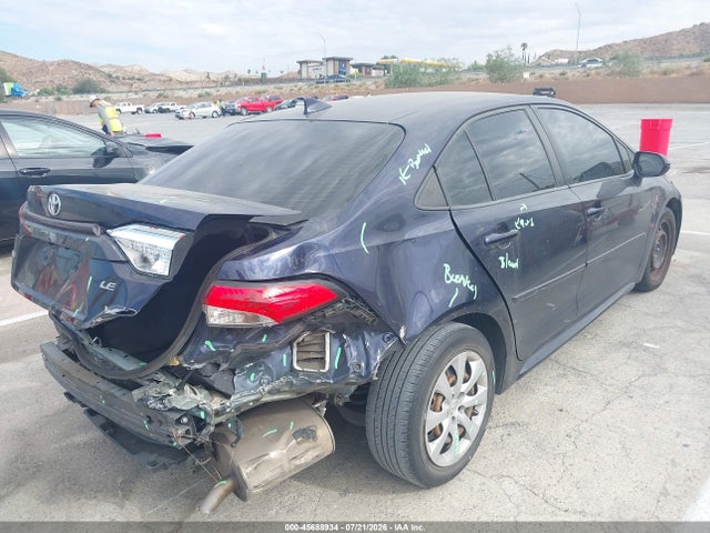 45688934 :رقم المزاد ، JTDEPRAE5LJ000848 vin ، 2020 Toyota Corolla Le مزاد بيع