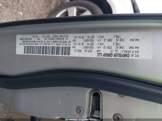 Aukcja sprzedaży 2012 Dodge Journey Sxt, vin: 3C4PDCBG1CT387423, numer aukcji: 45688939
