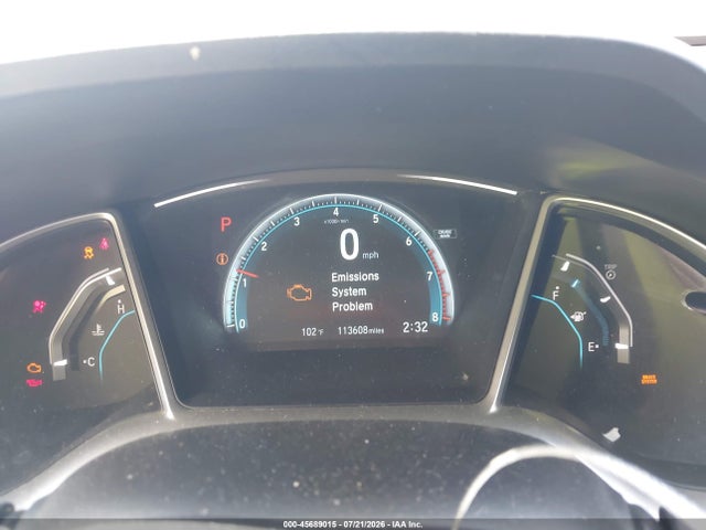 45689015 :رقم المزاد ، 2HGFC1F77JH641902 vin ، 2018 Honda Civic Ex-l مزاد بيع