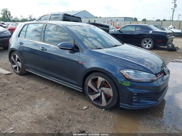2019 Volkswagen Golf Gti 2.0t Autobahn/2.0t Rabbit Edition/2.0t S/2.0t Se მანქანა იყიდება აუქციონზე, vin: 3VW5T7AUXKM003525, აუქციონის ნომერი: 45689074