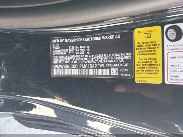 Mini Hardtop Cooper S 2020 WMWXR5C00L2M61542 Image 9