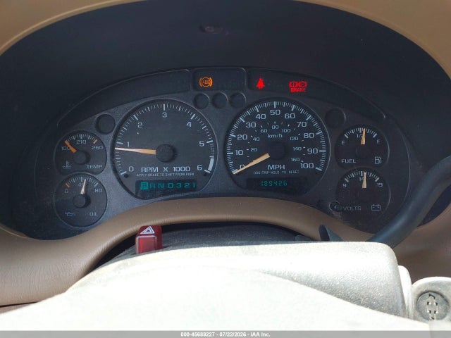 2001 Chevrolet S-10 Ls მანქანა იყიდება აუქციონზე, vin: 1GCCS19W418216571, აუქციონის ნომერი: 45689227