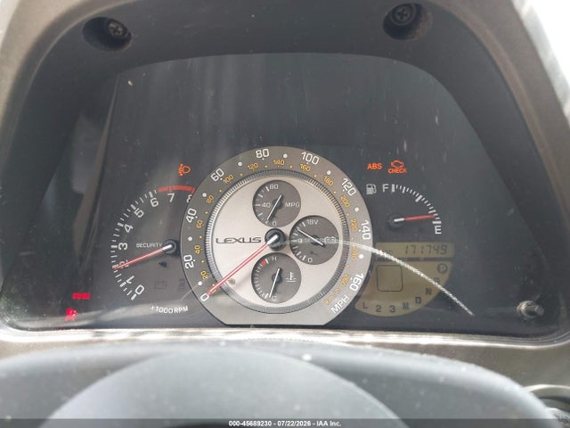 Aukcja sprzedaży 2001 Lexus Is 300, vin: JTHBD182710015264, numer aukcji: 45689230