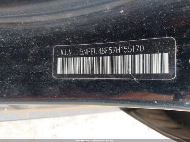 2007 Hyundai Sonata Limited/limited W/xm/se/se W/xm მანქანა იყიდება აუქციონზე, vin: 5NPEU46F57H155170, აუქციონის ნომერი: 45689247