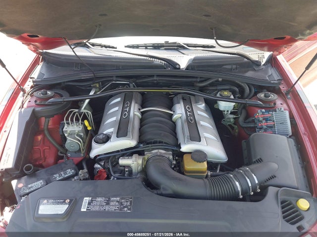 Продаж на аукціоні авто 2006 Pontiac Gto, vin: 6G2VX12U16L518639, номер лоту: 45689251