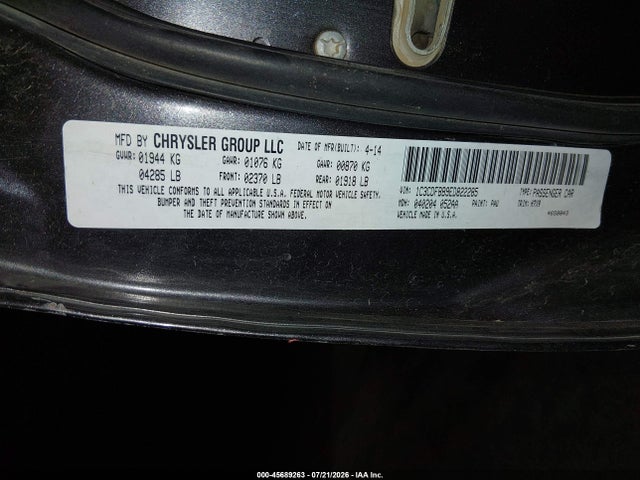 Dodge DART SXT 2014 1C3CDFBB9ED822285 Image 9