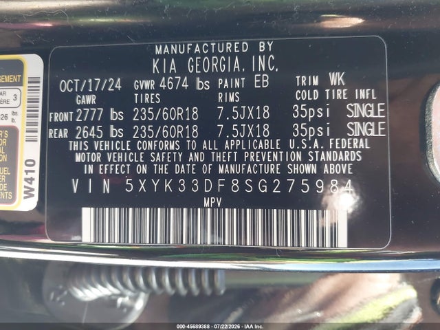 KIA Sportage Ex 2025 5XYK33DF8SG275984 Image 9