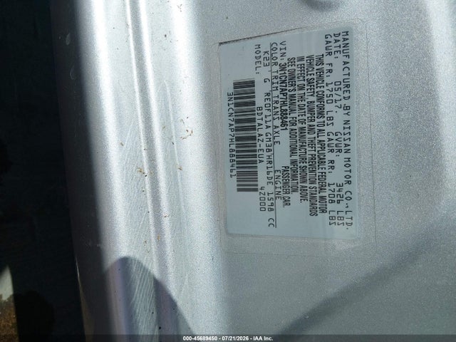 Nissan Versa 1.6 S+ 2017 3N1CN7AP7HL888461 Image 9