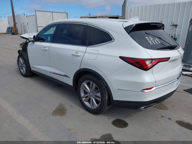 2022 Acura Mdx Standard მანქანა იყიდება აუქციონზე, vin: 5J8YD9H31NL004057, აუქციონის ნომერი: 45689456