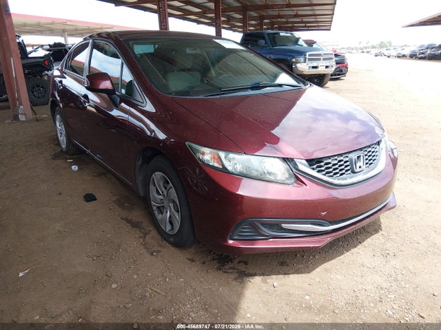 45689747 :رقم المزاد ، 19XFB2F59DE076963 vin ، 2013 Honda Civic Lx مزاد بيع
