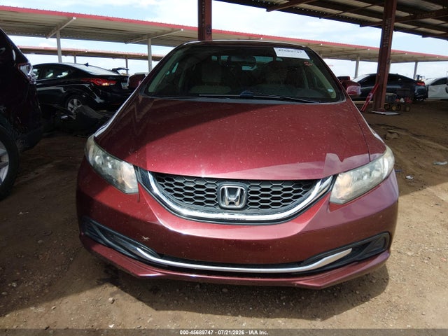 45689747 :رقم المزاد ، 19XFB2F59DE076963 vin ، 2013 Honda Civic Lx مزاد بيع