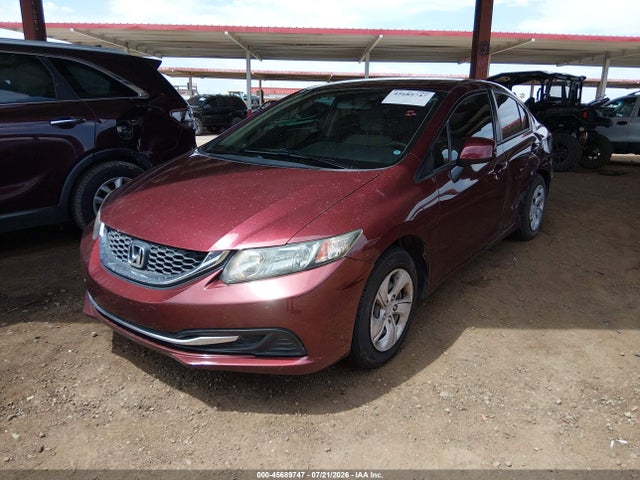 45689747 :رقم المزاد ، 19XFB2F59DE076963 vin ، 2013 Honda Civic Lx مزاد بيع