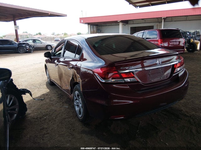 45689747 :رقم المزاد ، 19XFB2F59DE076963 vin ، 2013 Honda Civic Lx مزاد بيع