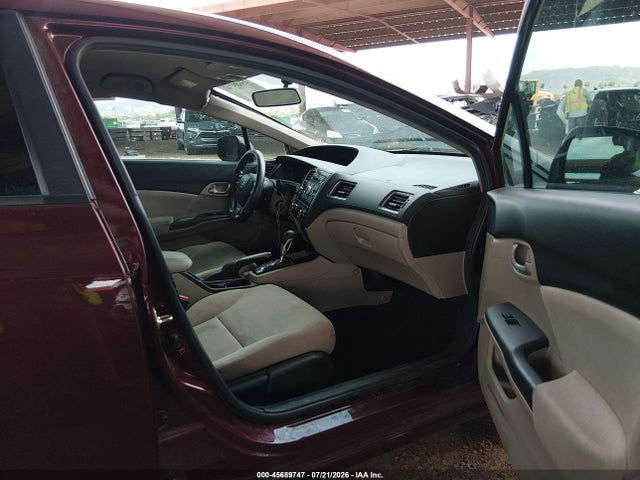 45689747 :رقم المزاد ، 19XFB2F59DE076963 vin ، 2013 Honda Civic Lx مزاد بيع