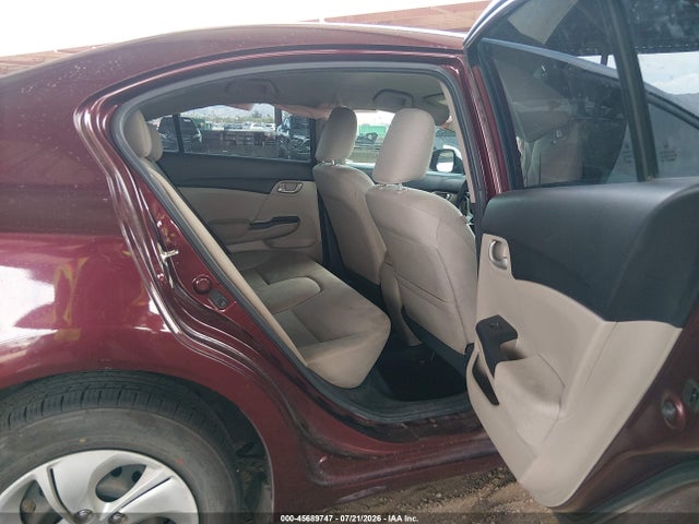 45689747 :رقم المزاد ، 19XFB2F59DE076963 vin ، 2013 Honda Civic Lx مزاد بيع