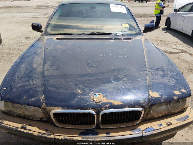 2001 Bmw 740il მანქანა იყიდება აუქციონზე, vin: WBAGH83481DP27821, აუქციონის ნომერი: 45689752