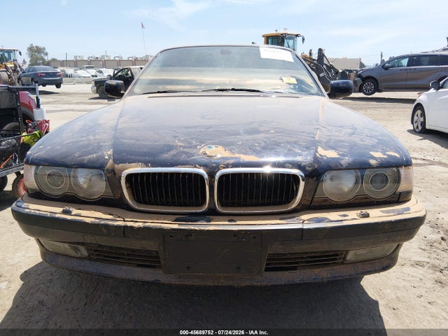 2001 Bmw 740il მანქანა იყიდება აუქციონზე, vin: WBAGH83481DP27821, აუქციონის ნომერი: 45689752
