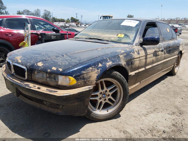 2001 Bmw 740il მანქანა იყიდება აუქციონზე, vin: WBAGH83481DP27821, აუქციონის ნომერი: 45689752