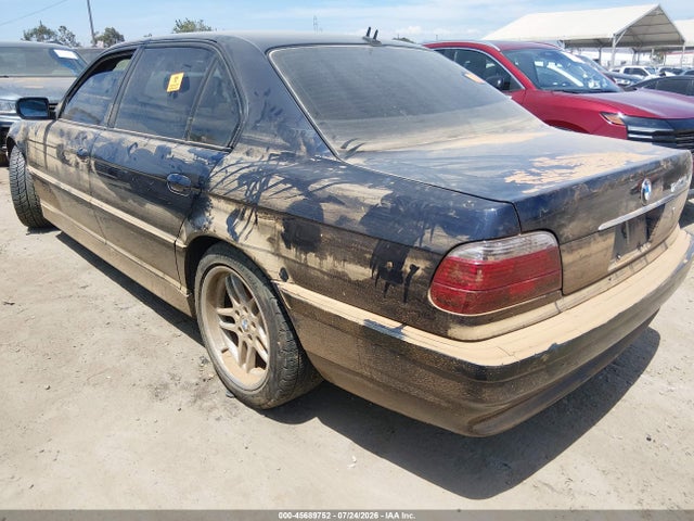 2001 Bmw 740il მანქანა იყიდება აუქციონზე, vin: WBAGH83481DP27821, აუქციონის ნომერი: 45689752