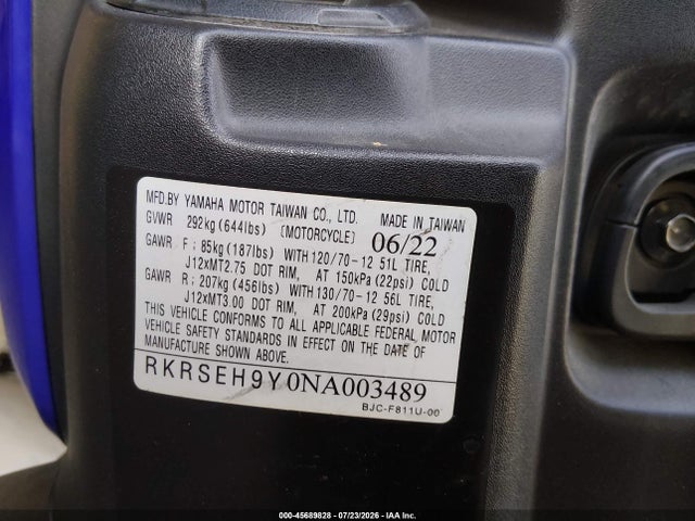 Yamaha YW125 2022 RKRSEH9Y0NA003489 Image 10