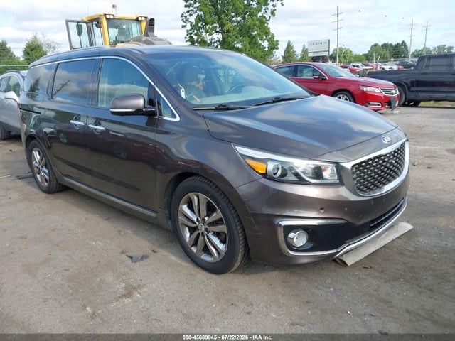 Auction sale of the 2017 Kia Sedona Sx Luxury, vin: KNDME5C12H6272000, lot number: 45689845