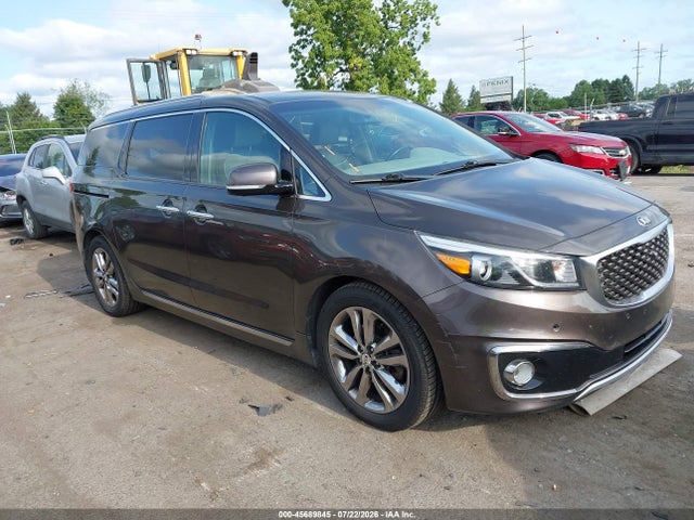 45689845 :رقم المزاد ، KNDME5C12H6272000 vin ، 2017 Kia Sedona Sx Luxury مزاد بيع