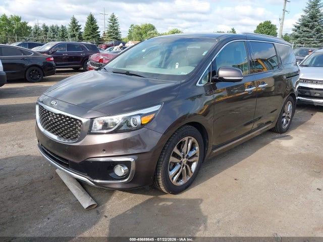 45689845 :رقم المزاد ، KNDME5C12H6272000 vin ، 2017 Kia Sedona Sx Luxury مزاد بيع