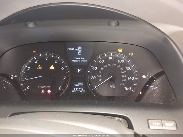 Продажа на аукционе авто 2007 Lexus Ls 460, vin: JTHBL46F775043071, номер лота: 45690125